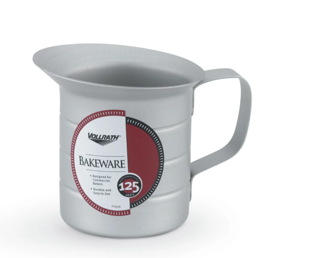 Vollrath 68297 1/2 qt Measure with Lip - Aluminum - 6ea/Case