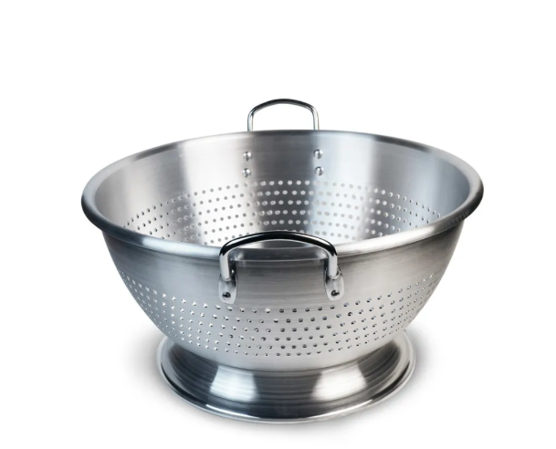 Vollrath 68298 11 qt Colander w/ 15 3/16" Bowl Diameter, Aluminum - 2ea/Case