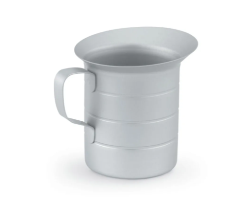 Vollrath 68351 2 qt Measure with Lip - Aluminum - 6ea/Case