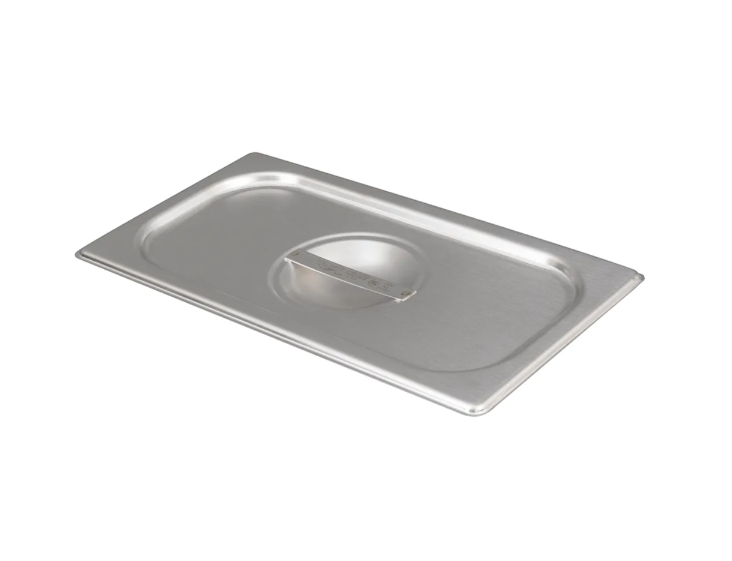 Vollrath 75130 Third-Size Steam Table Food Pan Cover, Stainless - 6/Case