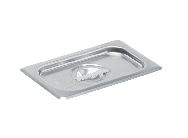 Vollrath 75360 Ninth-Size Steam Table Food Pan Cover, Stainless - 6/Case