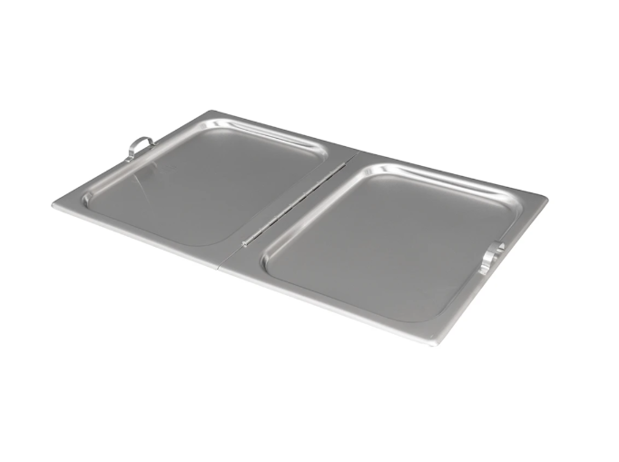Vollrath 77430 Full-Size Steam Table Food Pan Cover, Stainless - 3/Case