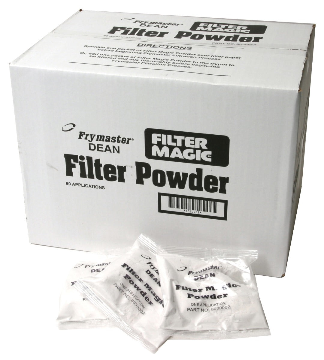 Frymaster 8030002 Filter Magic Fryer Filter Powder Packet 1 oz. - 80/Box