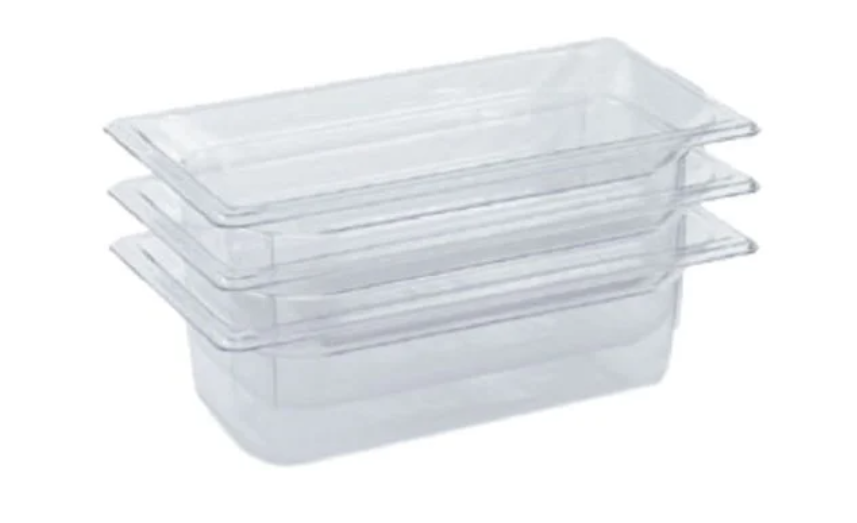 Vollrath 8036410 - Super Pan Third Size Low Temperature Plastic Pan - 6/Case