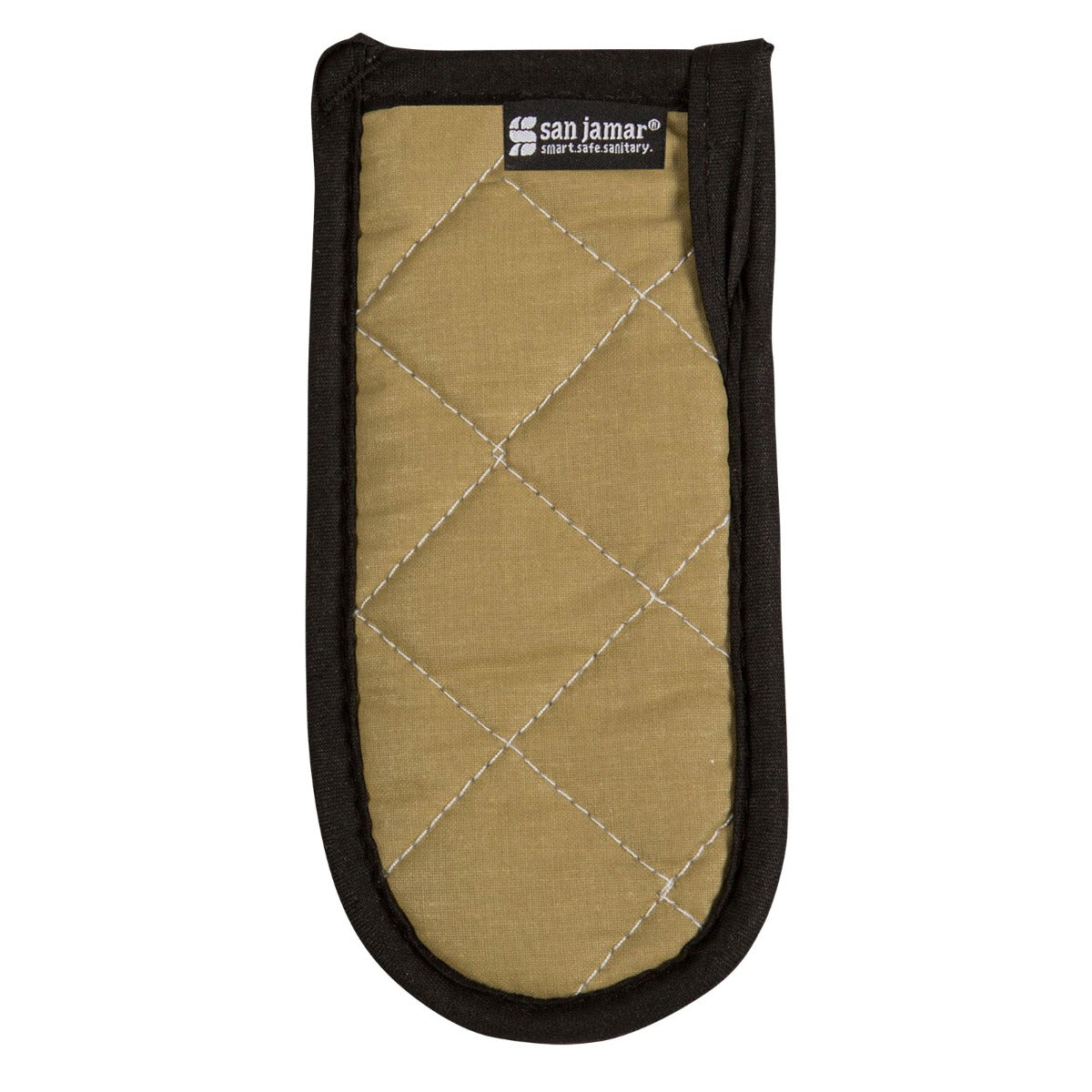 San Jamar 804HH Bestan Teflon Handle Holder 3-1/2" x 6-1/2" - Tan