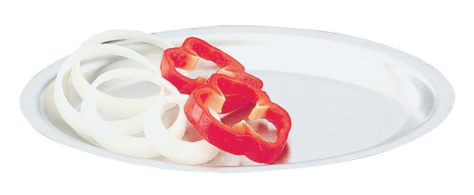 Vollrath 81180 Replacement Stainless Steel Oval Sizzling Steak Platter 7-3/4" x 11-3/4" - for 81170 - 12/Case