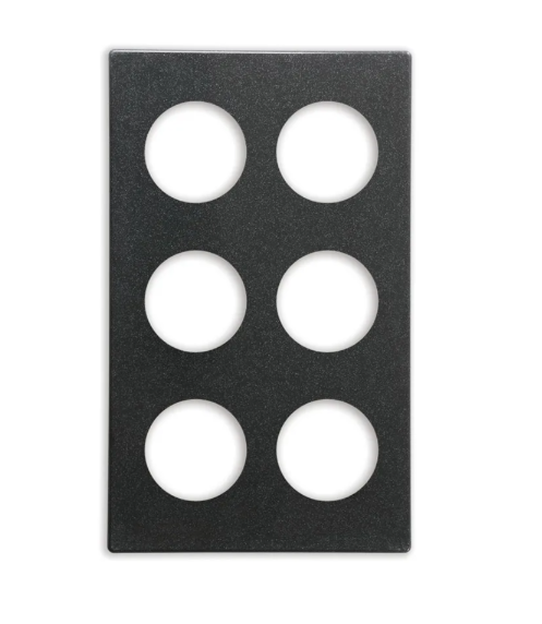 Vollrath 8241910 Miramar Template - (6) 1 1/4 qt Bain Marie Pots, 12x20" Night Sky