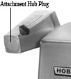 Hobart 84145-1 Buffalo Chopper Food Cutter with #12 Attachment Hub & 14" dia. Bowl - 115v/60/1, 1/2 HP