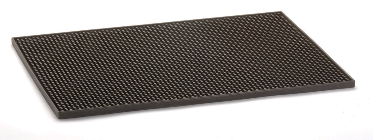 TableCraft 1218BK Rubber Bar Mat 12" x 18" - Black