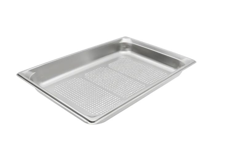 Vollrath 90023 Super Pan 3 Stainless Steel Steam Table Perforated Food Pan 2-1/2" Deep - Full Size - 6/Case
