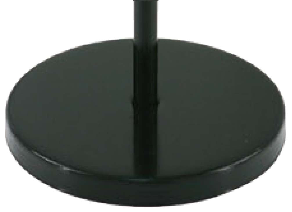 Chef Master 90033 Black Aluminum Changeable Hostess / Teller Sign with 15 Messages 60"H