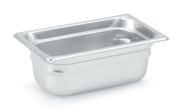 Vollrath 90352 Super Pan 3 Third Size Steam Table Food Pan - Stainless Steel - 6/Case