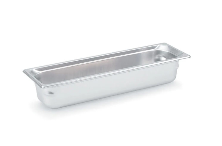 Vollrath 90502 Super Pan 3 Half Size Long Steam Table Food Pan - Stainless Steel - 6/Case