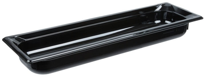 Vollrath 9052420 Super Pan High-Temp Plastic Food Pan 2-1/2" Deep - 1/2 Size Long - Black