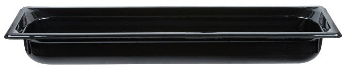 Vollrath 9052420 Super Pan High-Temp Plastic Food Pan 2-1/2" Deep - 1/2 Size Long - Black