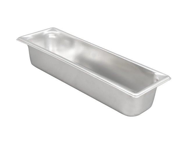 Vollrath 90542 Super Pan 3 Half Size Long Steam Table Food Pan - Stainless Steel - 3/Case