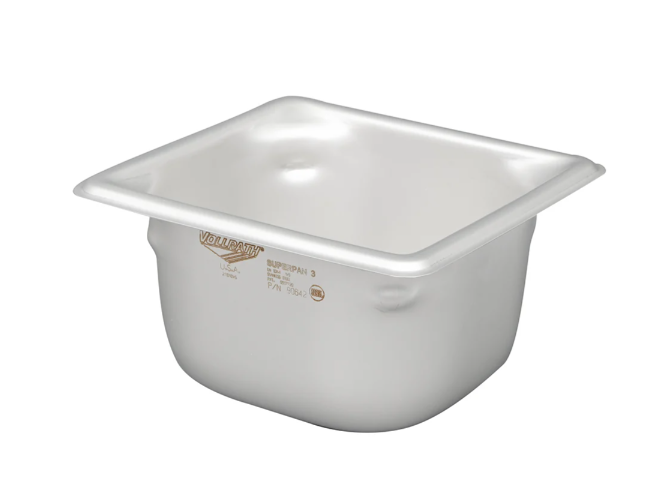 Vollrath 90642 Super Pan 3 Sixth Size Steam Table Food Pan - Stainless Steel - 6/Case