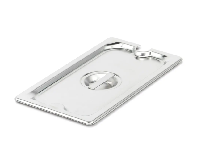 Vollrath 94200 Half-Size Steam Table Food Pan Slotted Cover, Stainless - 6/Case