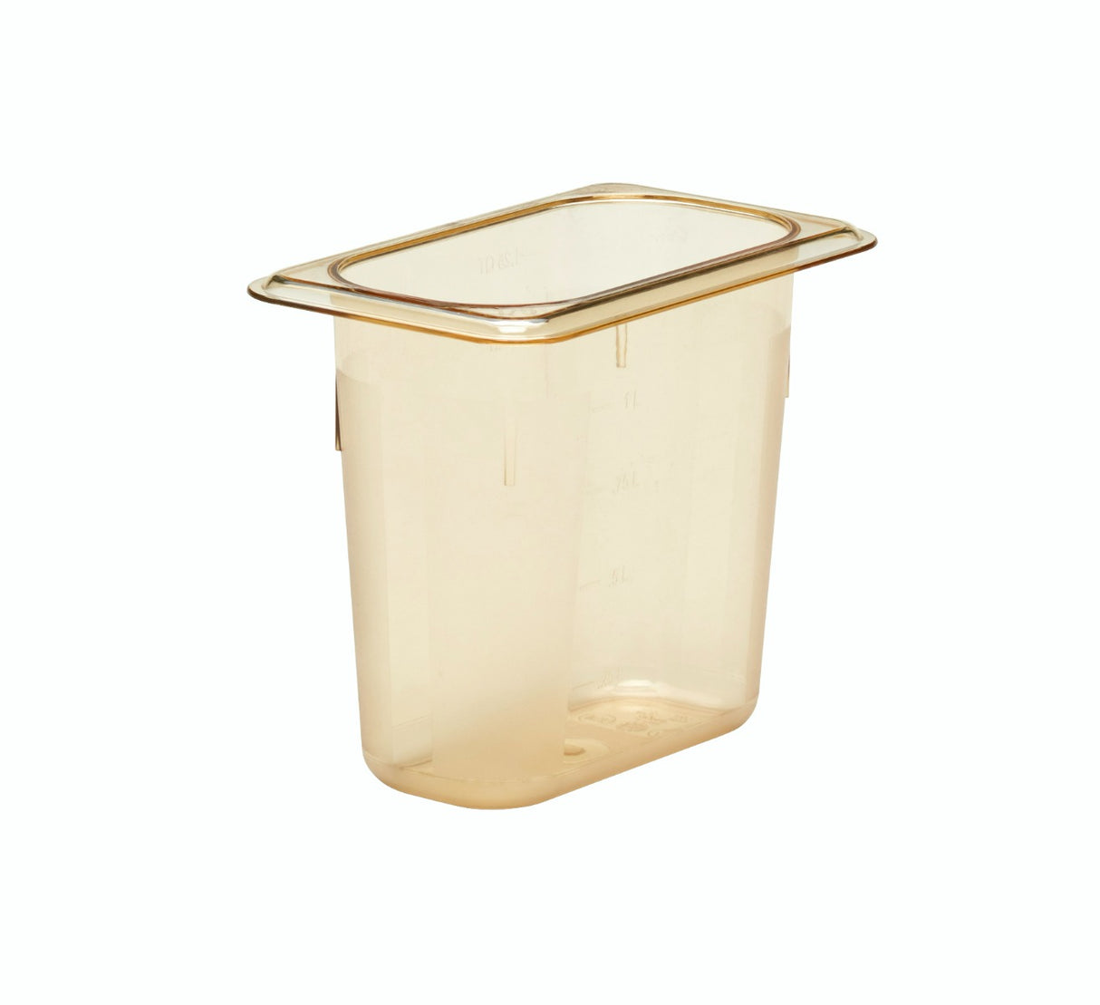 Cambro 24HP150 High Heat Food Pan  1/2 Size 4" Deep Amber