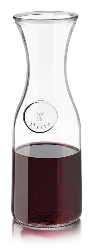 Libbey 97000 1 Liter Glass Wine Decanter Carafe 33-7/8 oz. - Clear