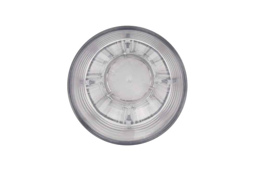 GET 9914-1-CL Bahama SAN Plastic Stackable Paneled Double Rock Tumbler 14 oz. - Clear - 24/Case