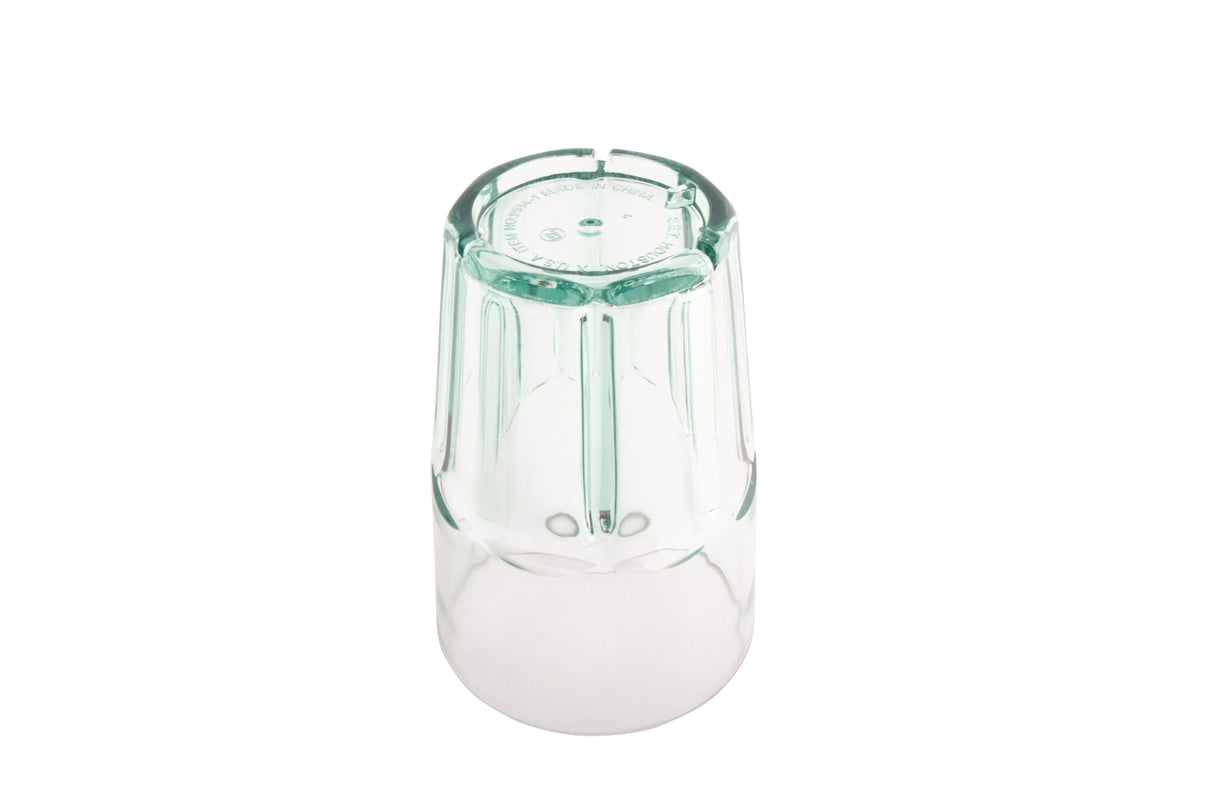 GET 9914-1-JA Bahama SAN Plastic Stackable Paneled Double Rocks Tumbler 14 oz. - Jade - 72/Case