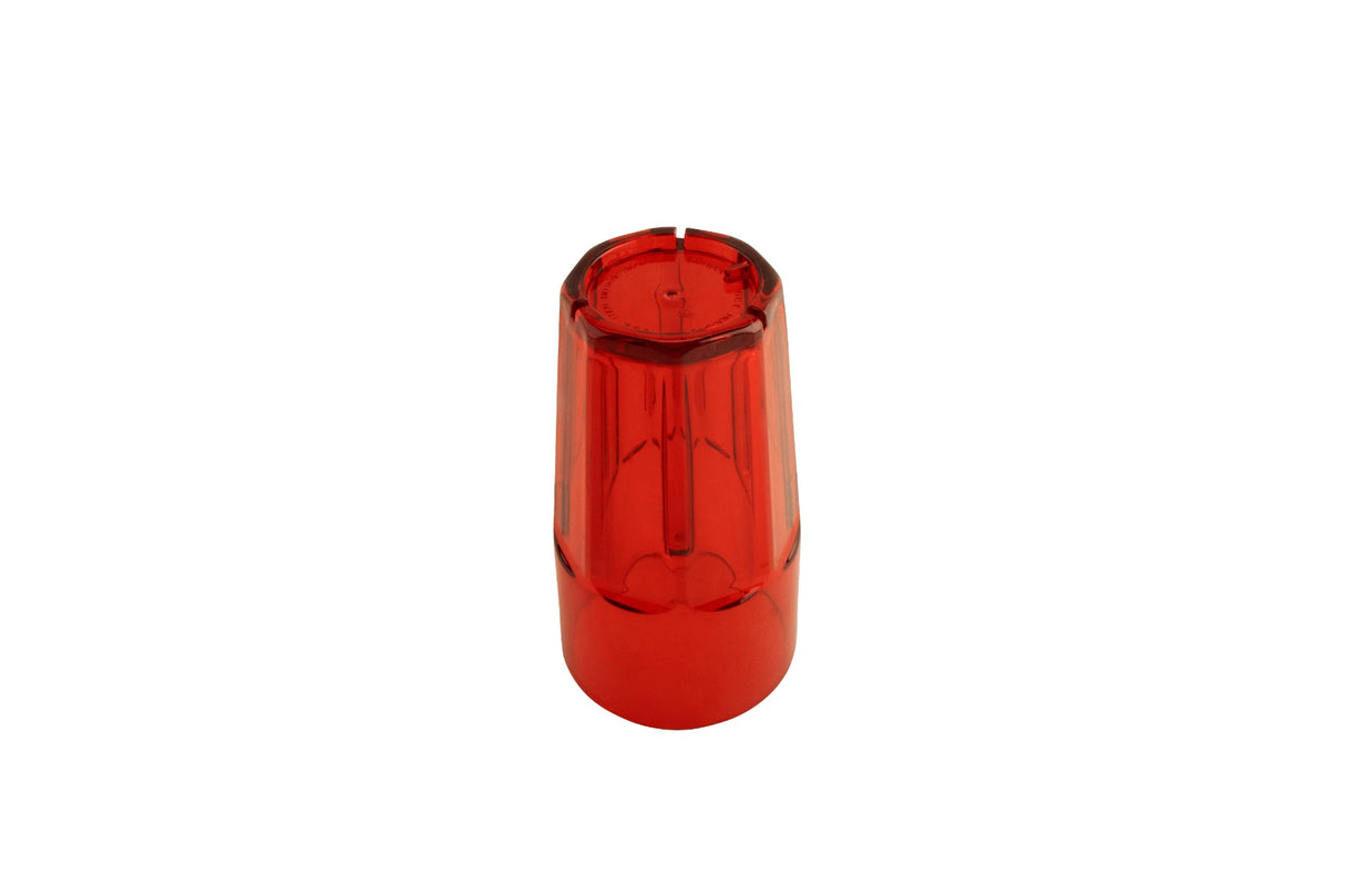 GET 9916-1-R Bahama SAN Plastic Stackable Paneled Cooler Tumbler 16 oz. - Red - 72/Case