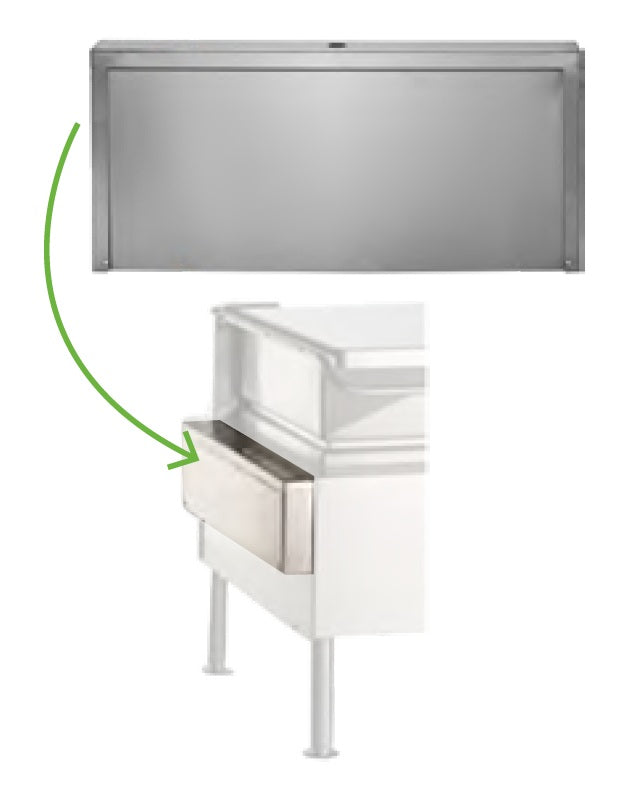 Vulcan FCTBRKT BP Enclosed Box Faucet Bracket - Adds 3" width to V Series Braising Pans