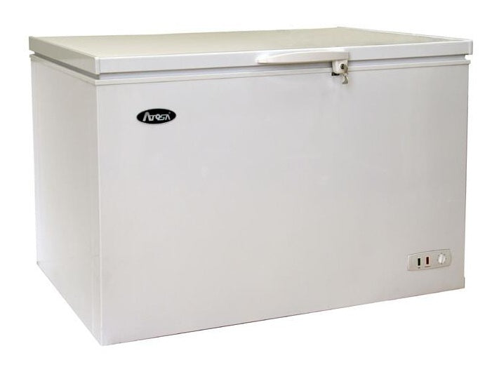 Atosa MWF9016GR Hinged Solid Top Chest Freezer 60-1/2" - White - 16 cu. ft.