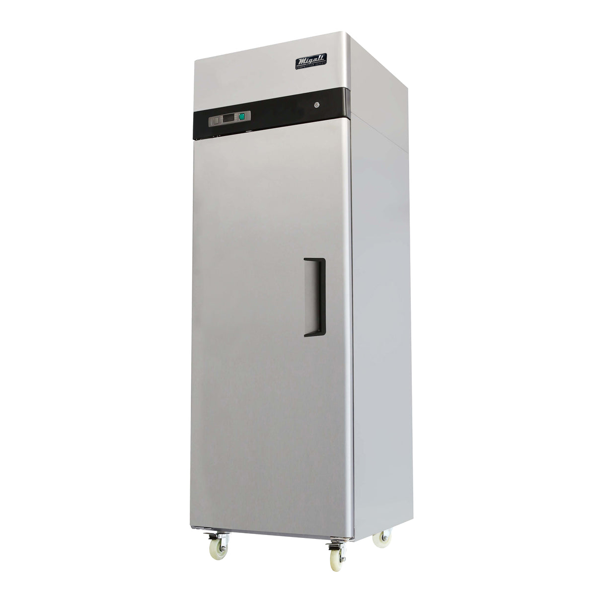 Migali C-1F-LHH-HC Competitor Series 1-Section Left Hinged 1 Solid Door Reach-In Freezer 29" - 23 cu. ft.