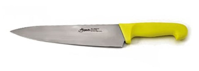 Alegacy PC12912YL ColorCode Cook's Knife with 12" Stainless Steel Blade and Yellow Plastic Handle