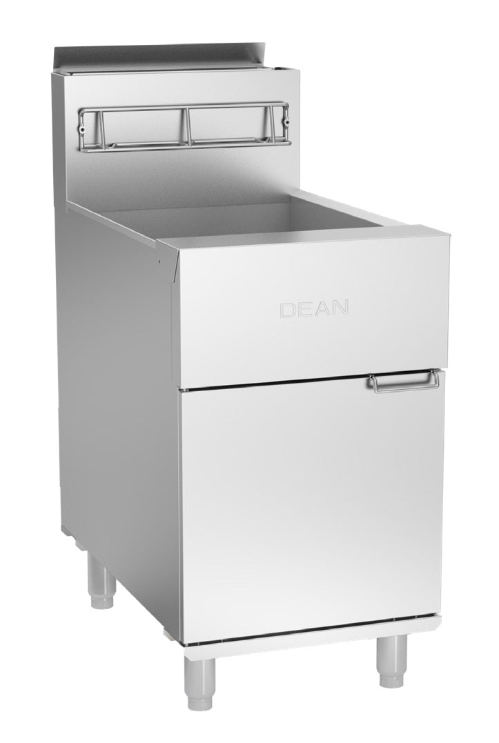 Dean SR162G LP Super Runner Value Propane Gas Floor Fryer with Milivolt Controls - 75 lb. Capacity - 150,000 BTU