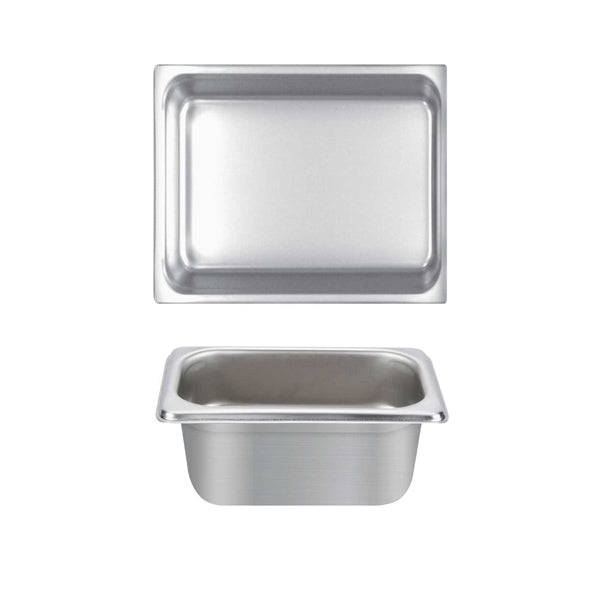 Thunder Group STPA4122 Anti-Jam Stainless Steel Steam Table Food Pan 2-1/2" Deep - 1/2 Size