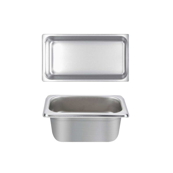 Thunder Group STPA4132 Anti-Jam Stainless Steel Steam Table Food Pan 2-1/2" Deep - 1/3 Size