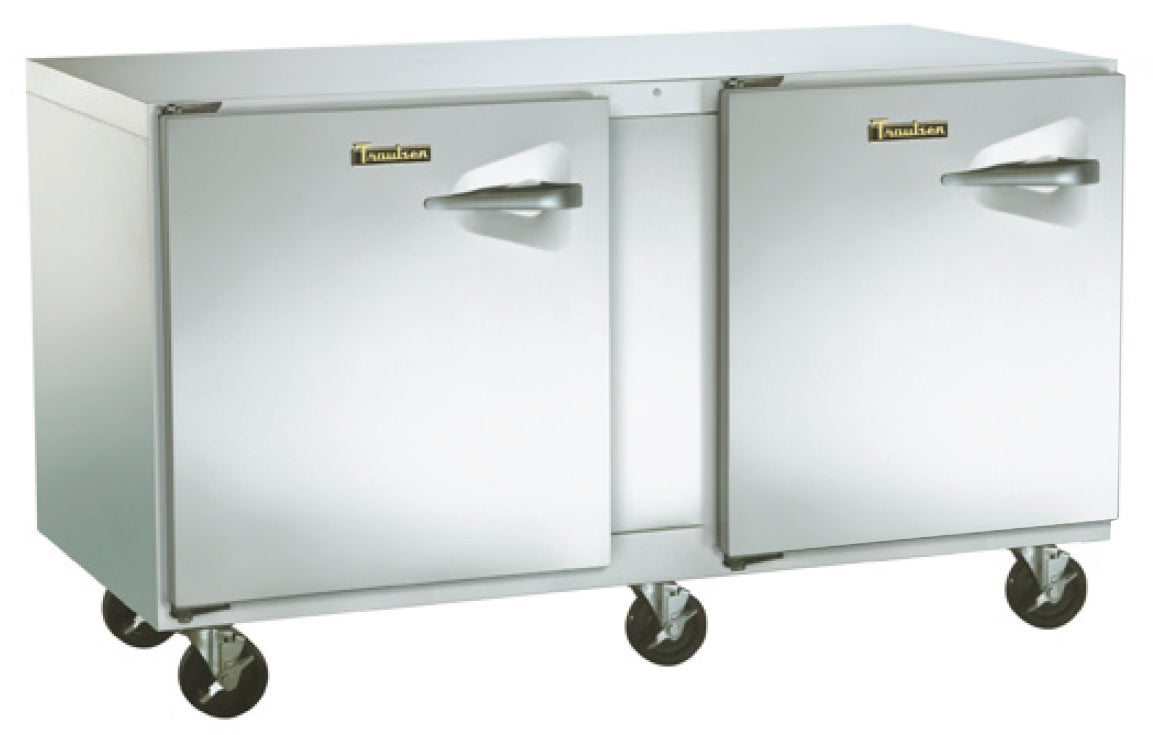 Traulsen UHT60-LL Undercounter Refrigerator Two Door Left Hinged 60" - 115V