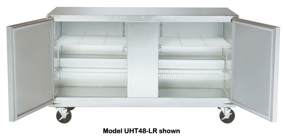 Traulsen UHT72-LR Undercounter Refrigerator Two Door Left & Right Hinged 72" - 115V