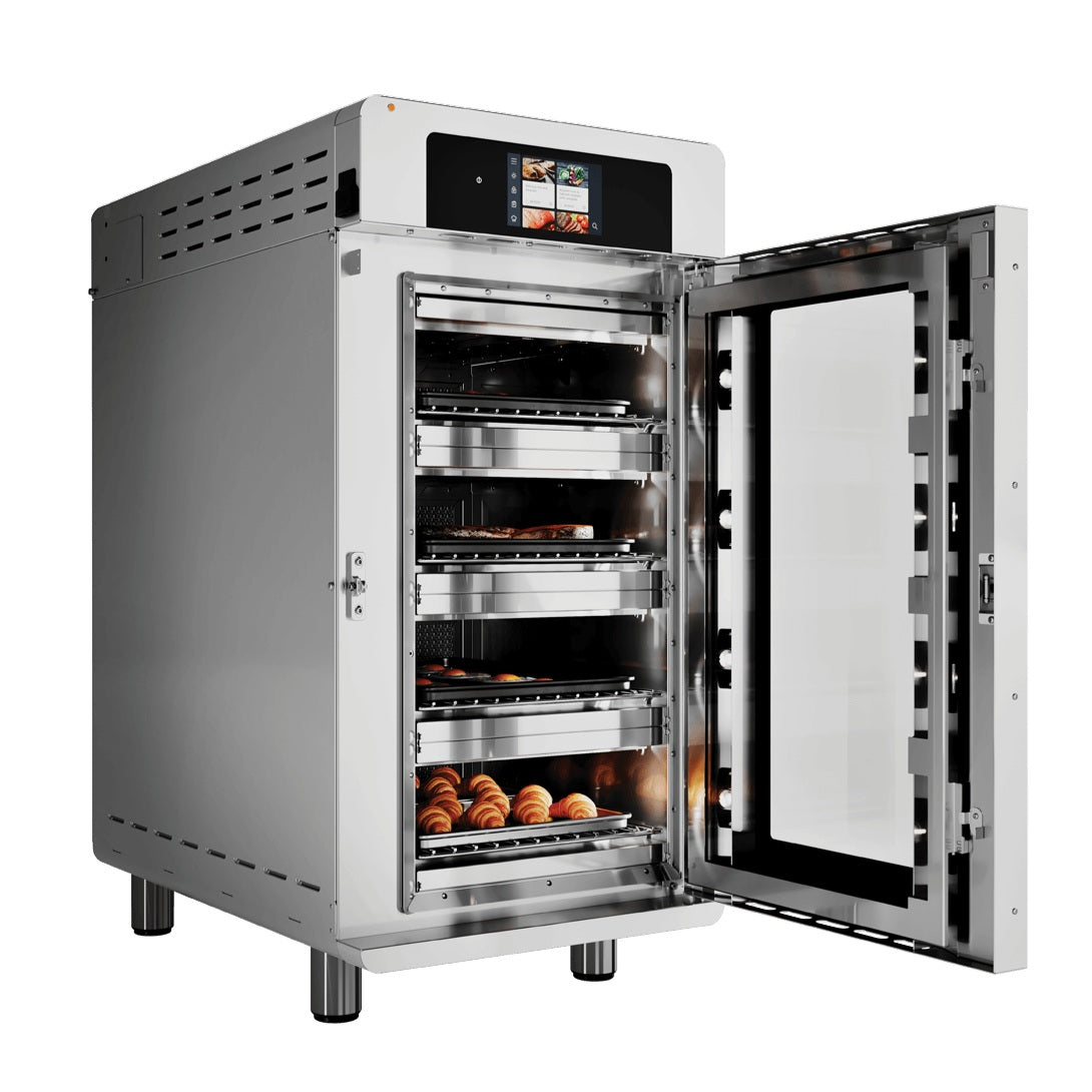 Alto-Shaam VMC-H4H Vector H Series Electric Multi-Cook Oven with (4) Individually Controlled Cooking Chambers and Simple Controls - 208-240v