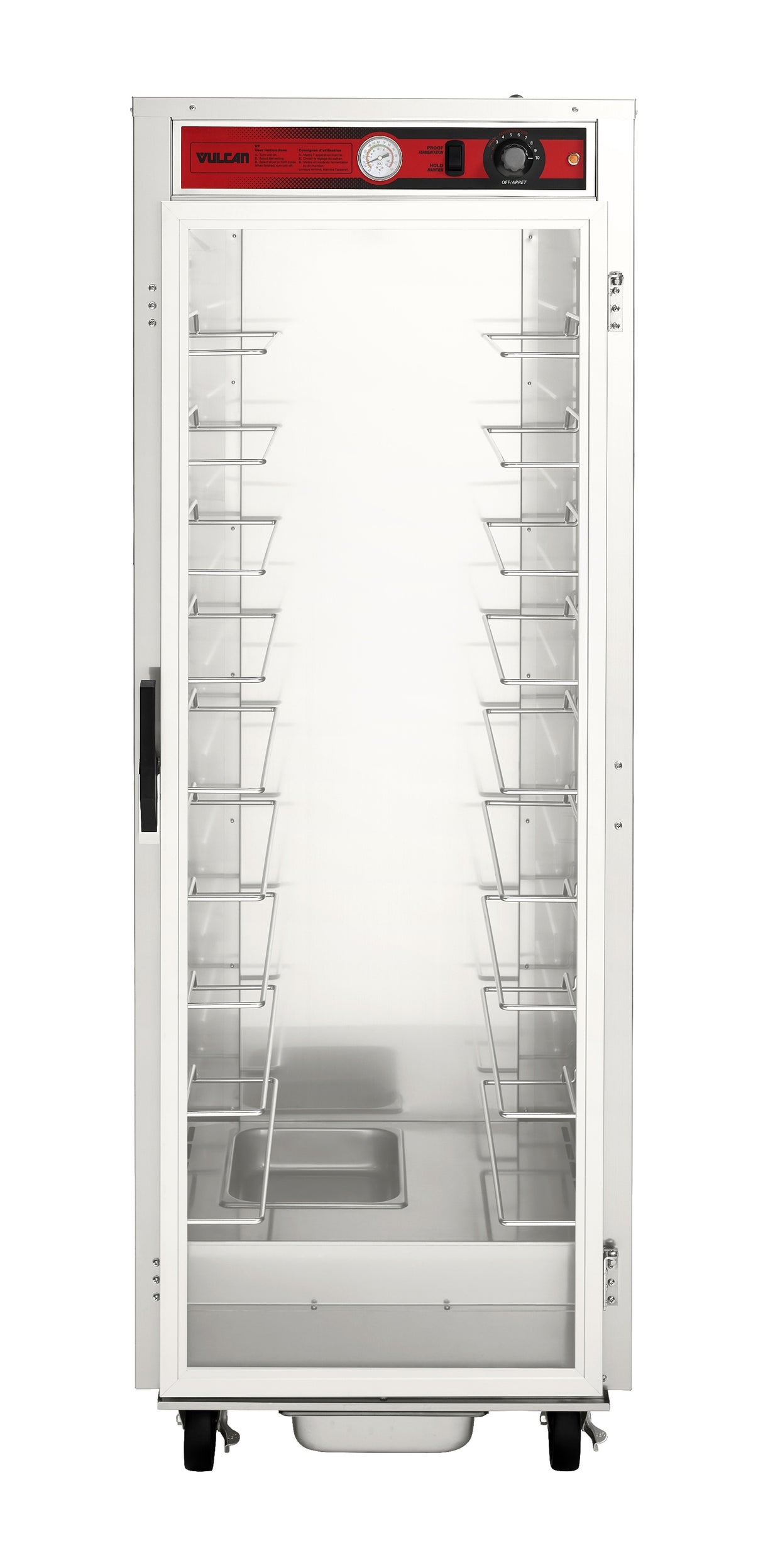Vulcan VP18-1M3ZN Mobile Non-Insulated Heated Holding & Proofing Cabinet 71"H - Holds (18) 18" x 26" x 1" Sheet Pans - 120v