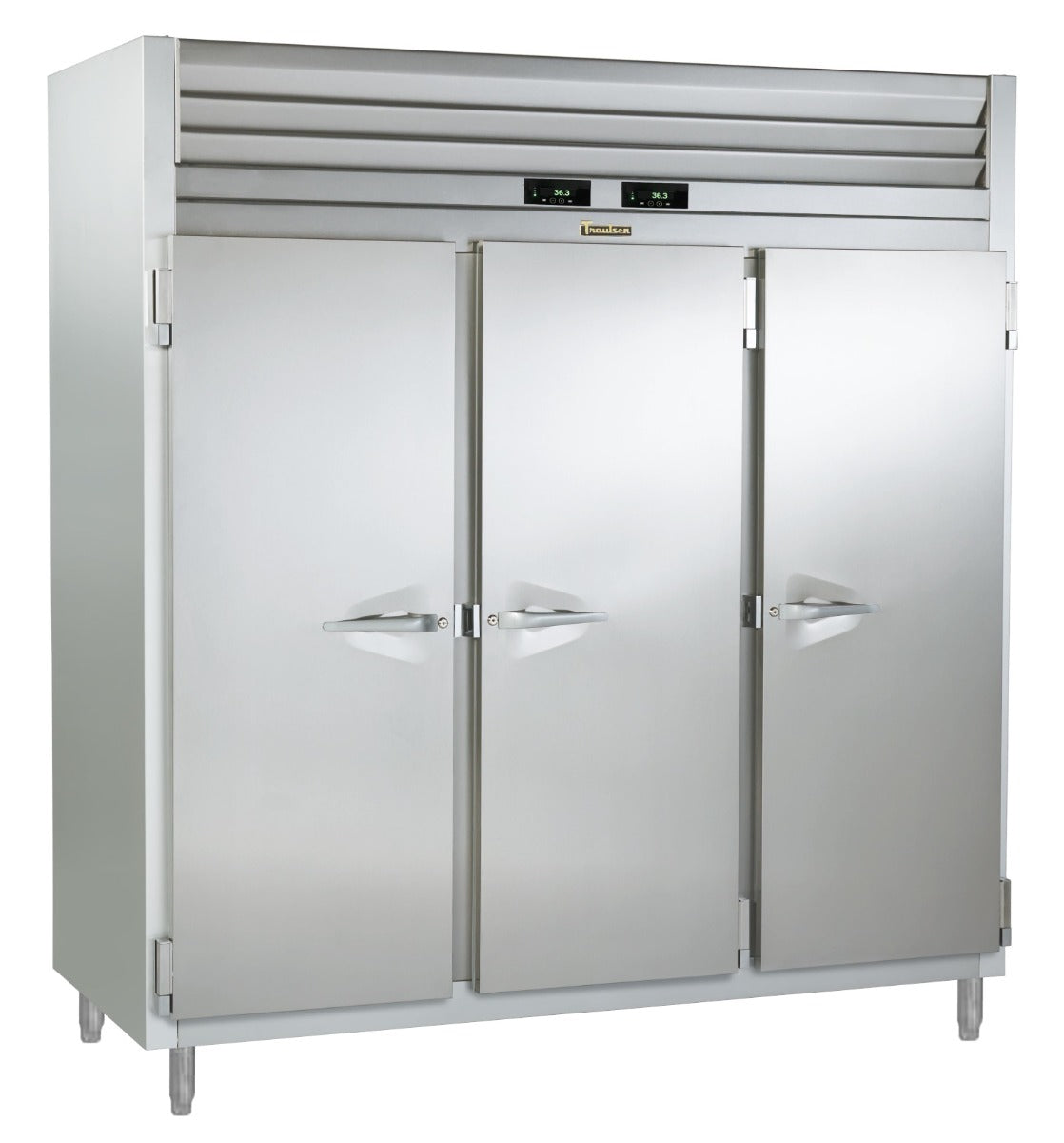 Traulsen ADT332WUT-FHS Spec-Line 3-Section 3 Solid Door Dual Temp Reach-In Refrigerator / Freezer 86" - 75.38 cu. ft.