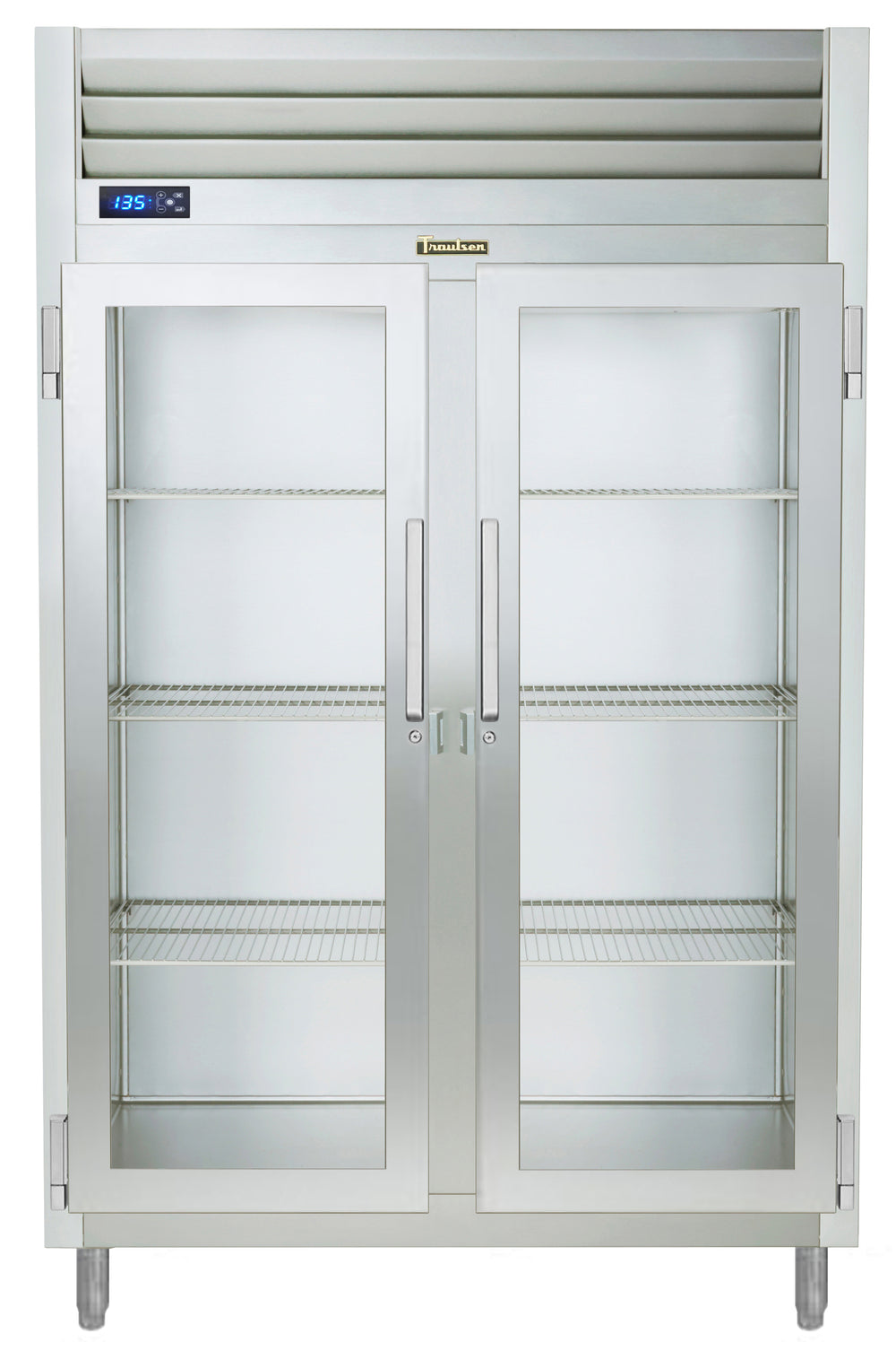 Traulsen AHF232W-FHG Spec-Line 2-Section 2 Glass Door Reach-In Heated Holding Cabinet 58" - 51.41 cu. ft.