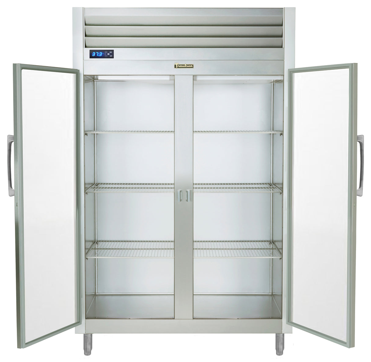 Traulsen AHF232W-FHG Spec-Line 2-Section 2 Glass Door Reach-In Heated Holding Cabinet 58" - 51.41 cu. ft.