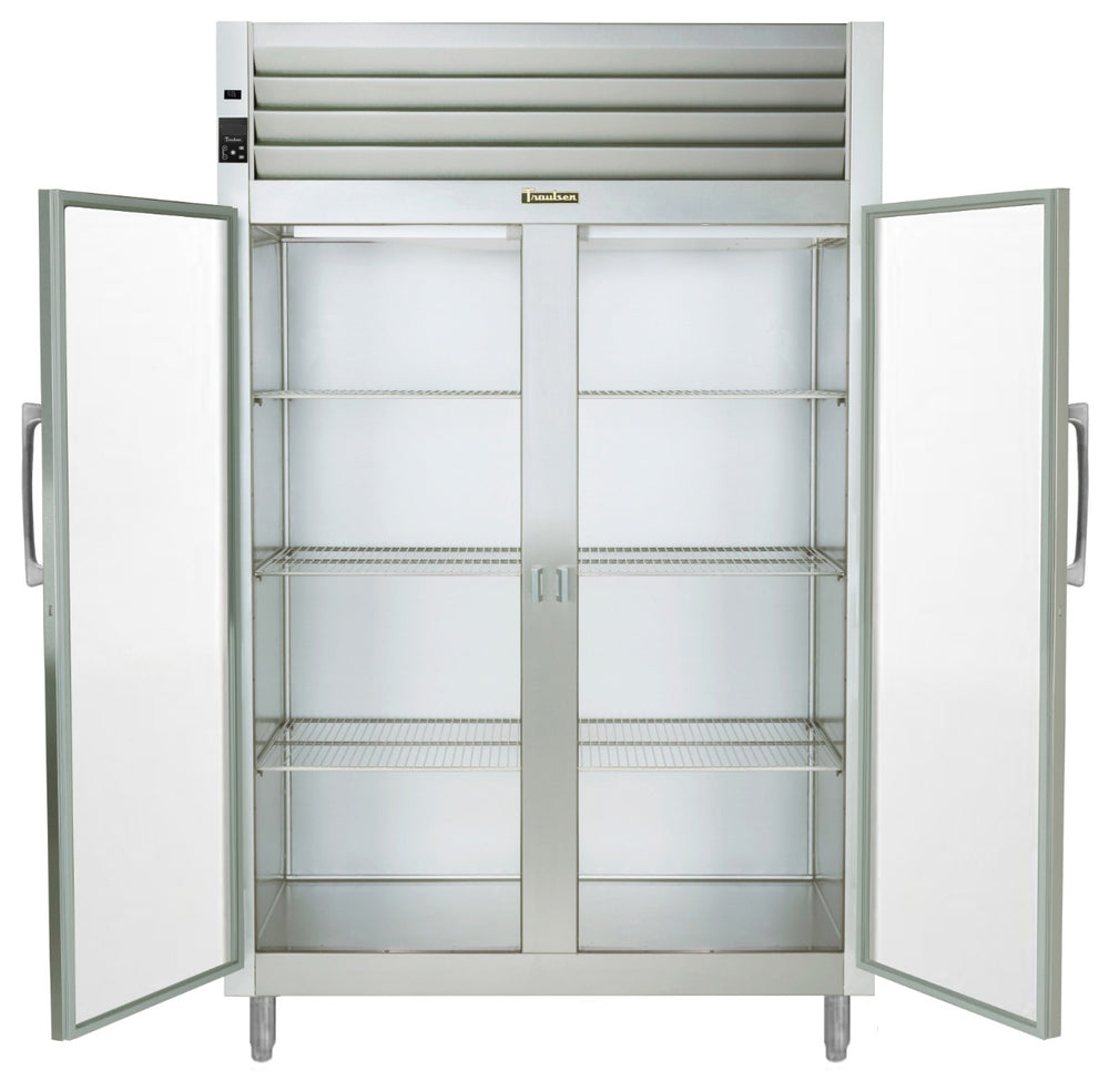 Traulsen AHF232W-FHG Spec-Line 2-Section 2 Glass Door Reach-In Heated Holding Cabinet 58" - 51.41 cu. ft.
