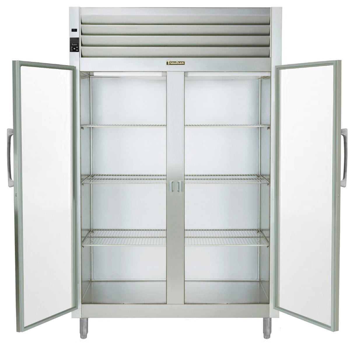 Traulsen AHF232W-FHG Spec-Line 2-Section 2 Glass Door Reach-In Heated Holding Cabinet 58" - 51.41 cu. ft.