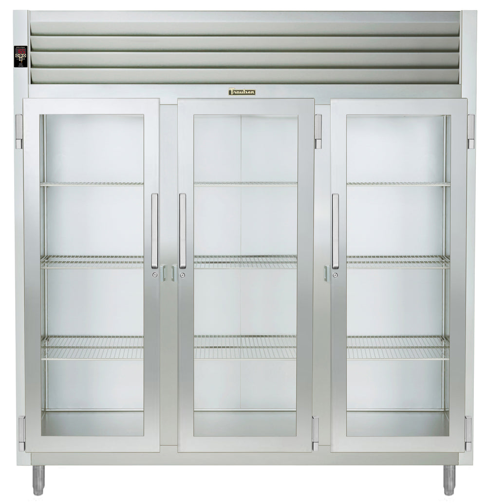 Traulsen AHF332W-FHG Spec-Line 3-Section 3 Glass Door Reach-In Heated Holding Cabinet 86" - 78.77 cu. ft.