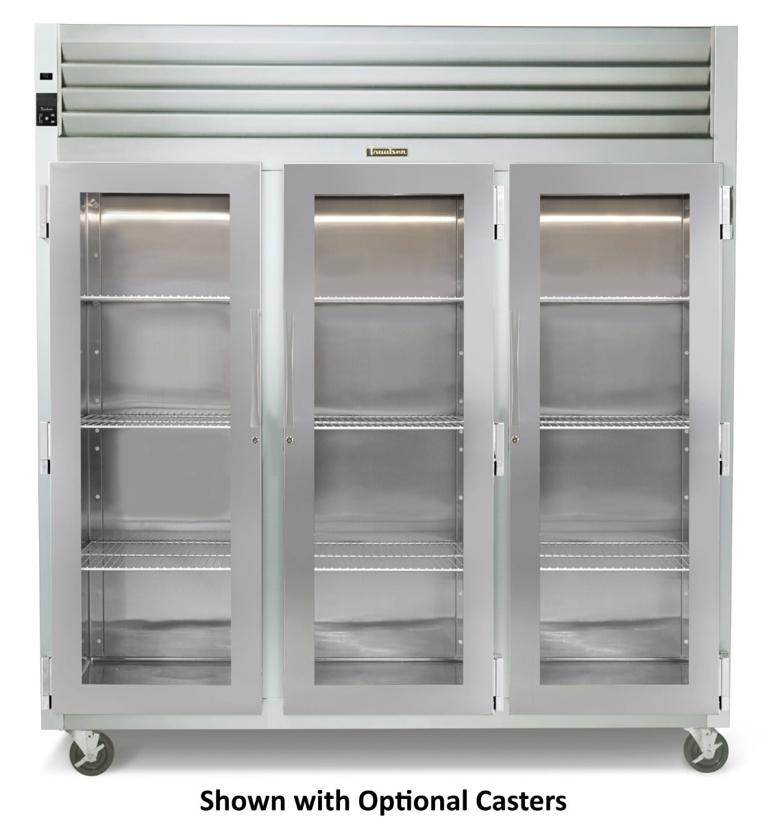 Traulsen AHF332W-FHG Spec-Line 3-Section 3 Glass Door Reach-In Heated Holding Cabinet 86" - 78.77 cu. ft.