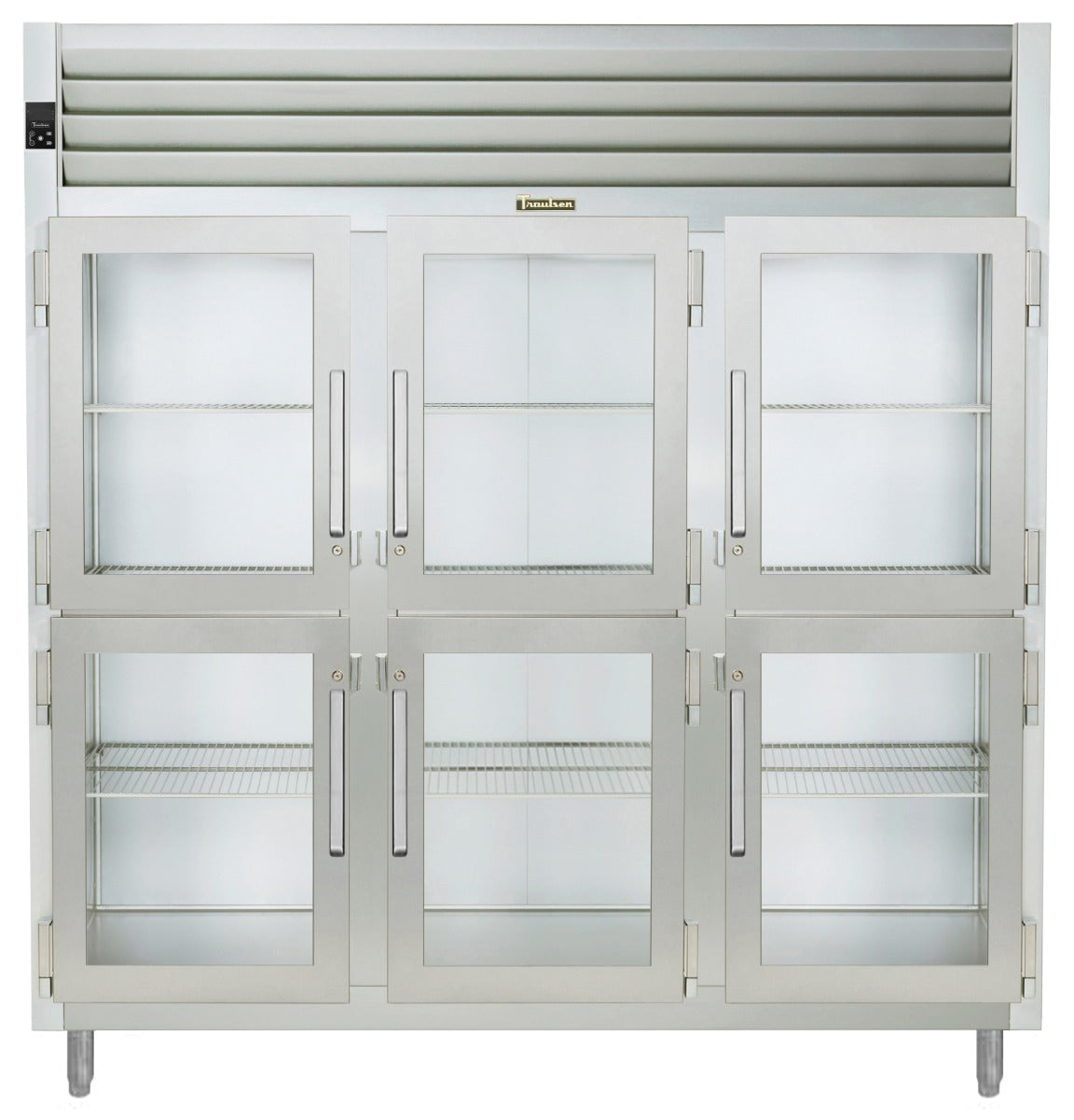 Traulsen AHF332W-HHG Spec-Line 3-Section 6 Glass Half Door Reach-In Heated Holding Cabinet 86" - 78.77 cu. ft.