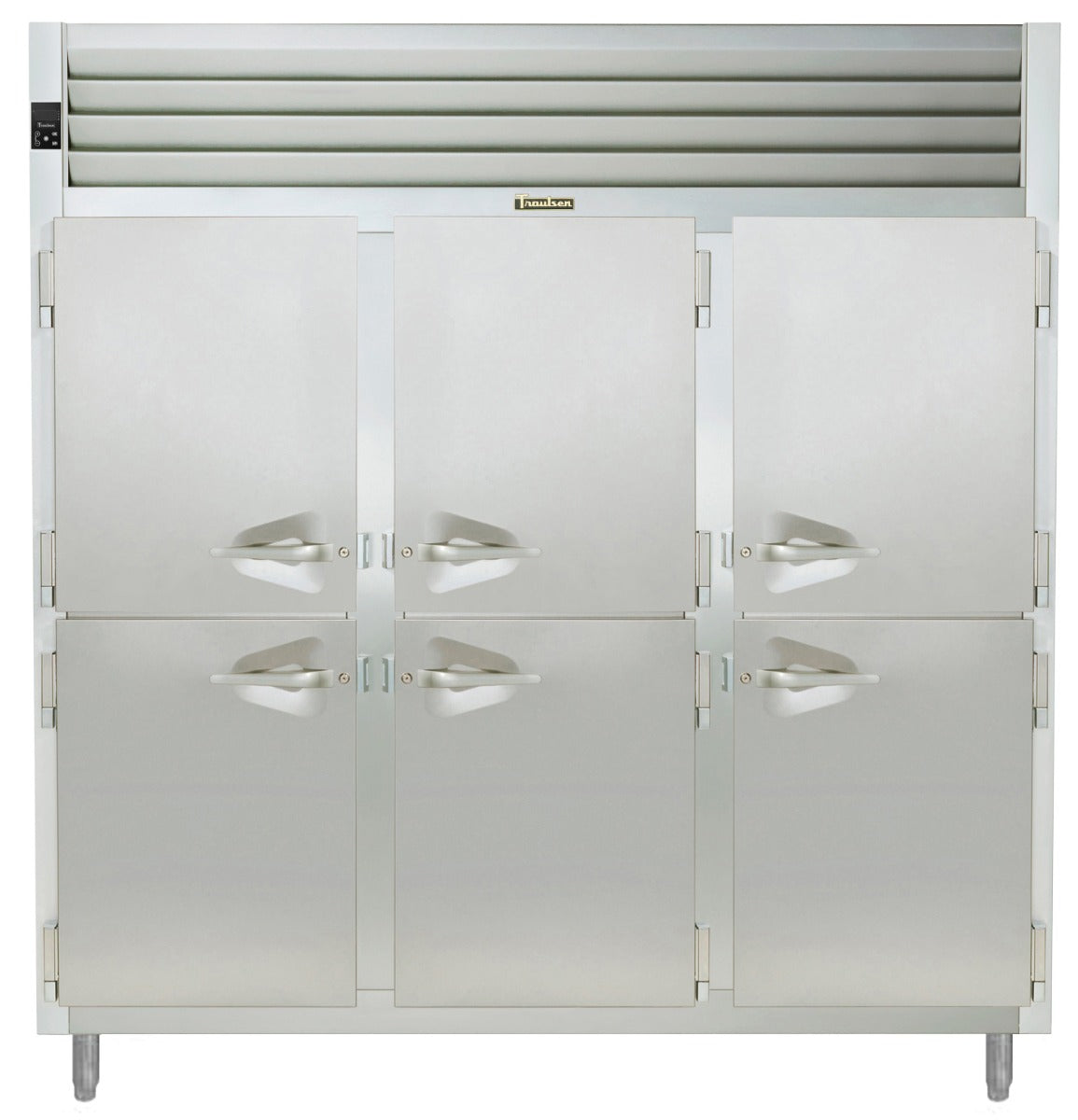 Traulsen AHF332W-HHS Spec-Line 3-Section 6 Solid Half Door Reach-In Heated Holding Cabinet 86" - 77.45 cu. ft.