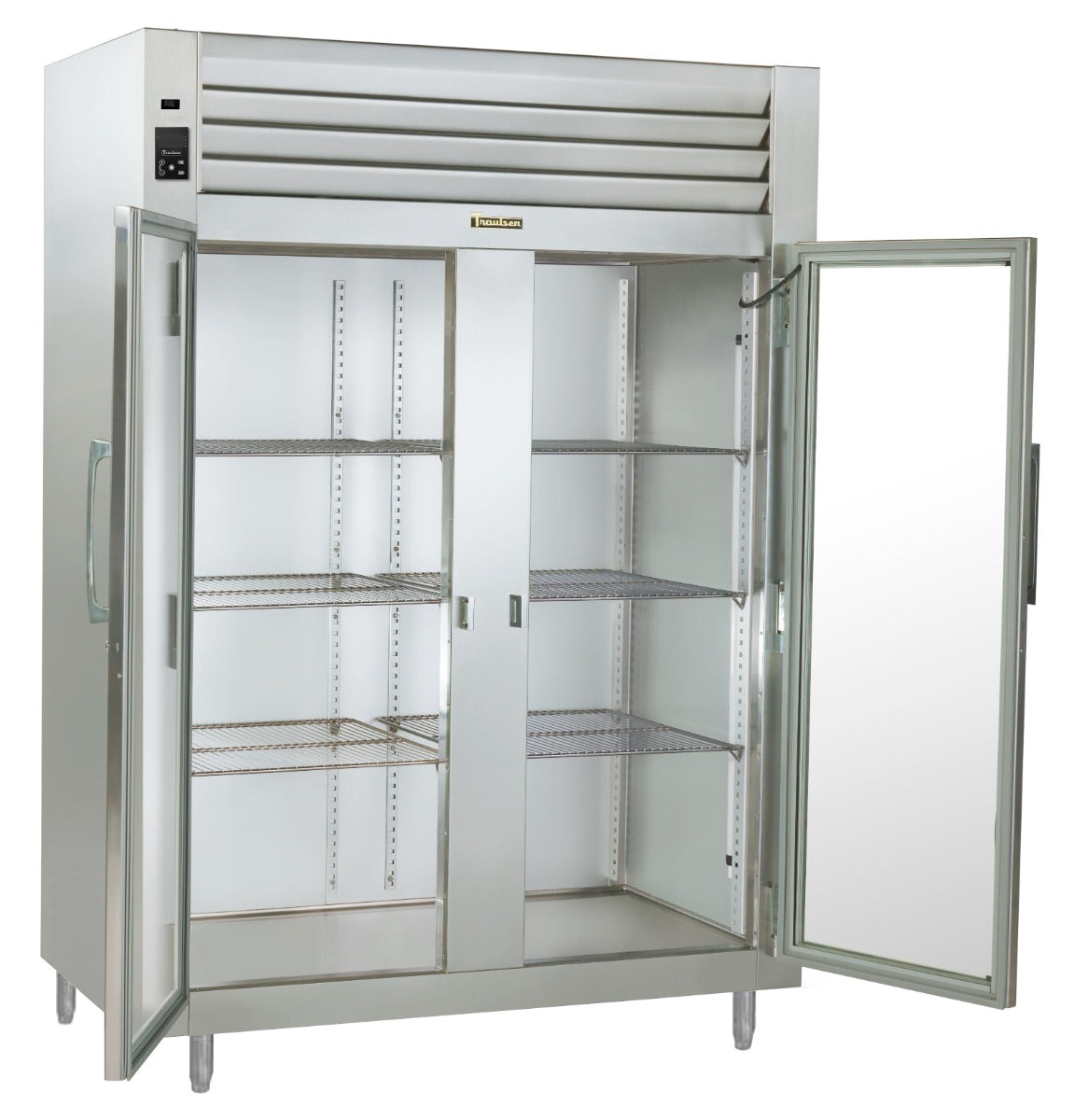 Traulsen AHT232WUT-FHG Spec-Line 2-Section 2 Glass Door Reach-In Refrigerator 58" - 51.41 cu. ft. - 115v