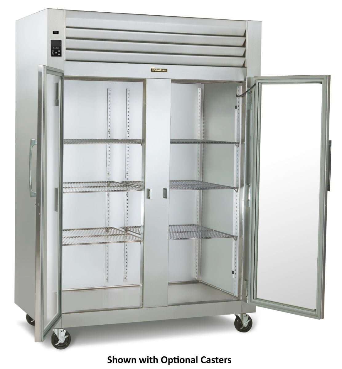 Traulsen AHT232WUT-FHG Spec-Line 2-Section 2 Glass Door Reach-In Refrigerator 58" - 51.41 cu. ft. - 115v