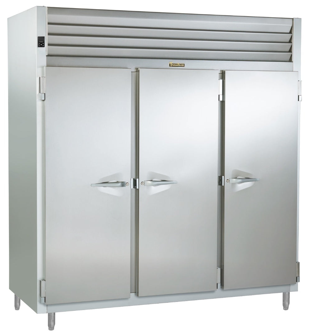 Traulsen AHT332WUT-FHS Spec-Line 3-Section 3 Solid Door Reach-In Refrigerator 86" - 77.45 cu. ft. - 115V